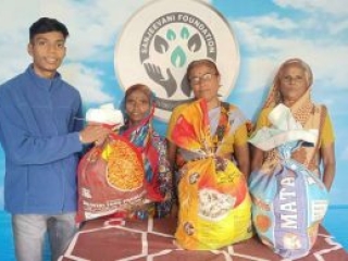 Dec 2023 Vrudhana Adhar Ration Distributed By Shri. Mahesh M Bamane.